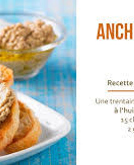 ANCHOIADE  ET TARTINADES POUR APERO