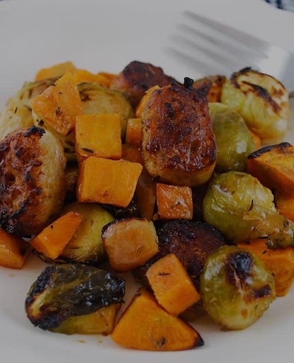 Sweet Potato Brat Bake