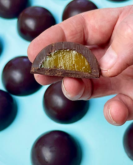 Chocolate Covered Orange Jellies 