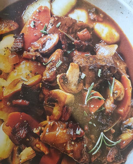 Rosemary-beef Burgundy Stew with Gnocchi