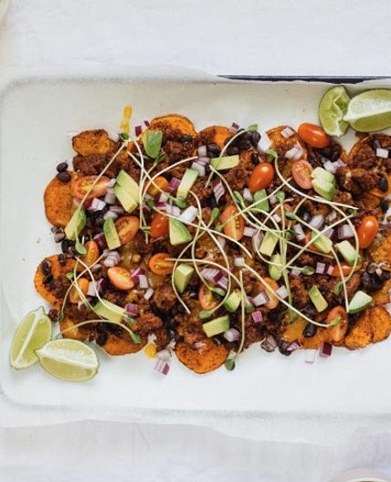 Loaded Sweet Potato Nachos | Beyond Meat