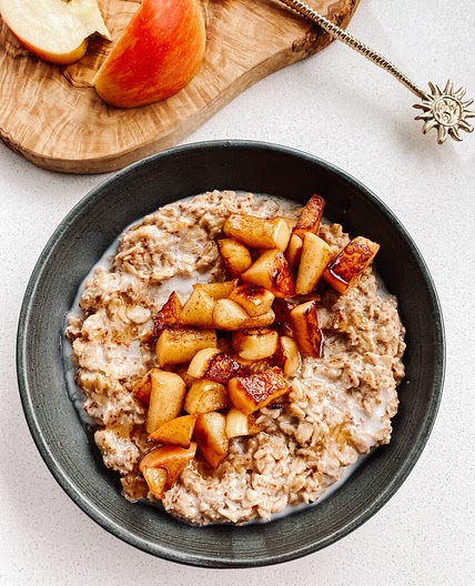 Apple oats pie