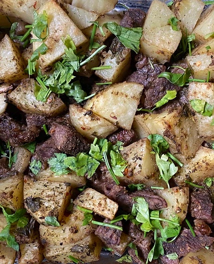 Potatoes with meat 🥩 