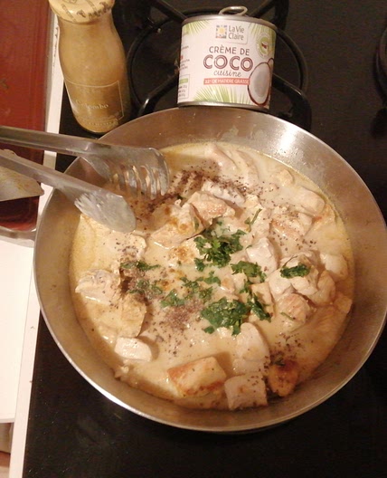 Colombo de dinde sauce coco