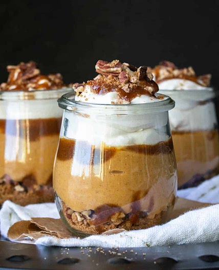 Amazing Layered Vegan Pumpkin Dessert