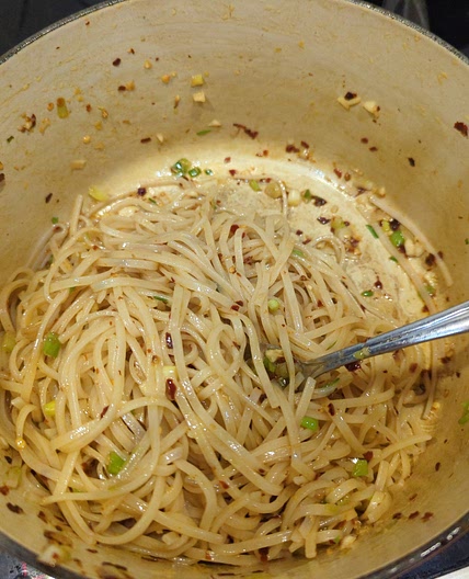 Ginger Scallion Noodles