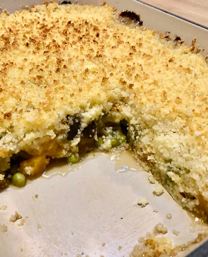 54. Pumpkin Pie with Cheddar and Cous Cous Crust