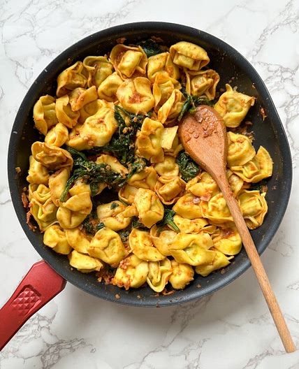 Creamy Spinach Tortellini