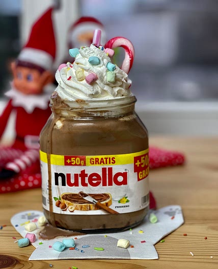 Festive Nutella Hot Chocolate 