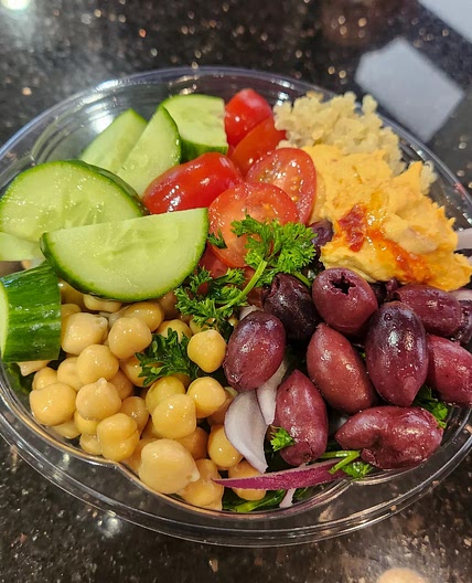 Mediterranean Hummus bowl
