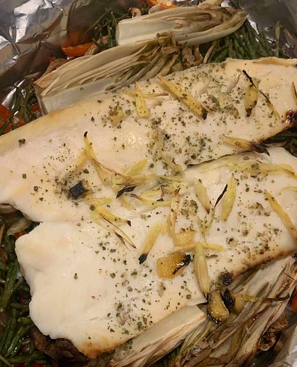 Baked Cod with Vegetables