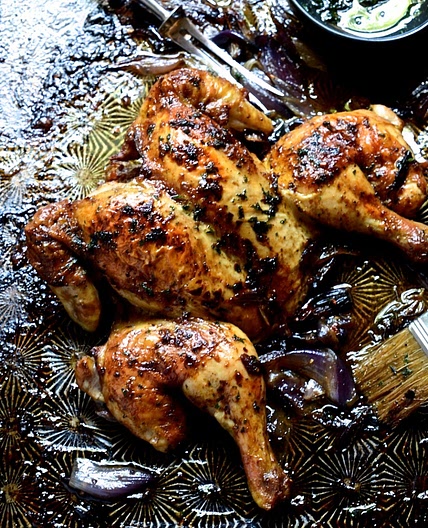 Rosemary and paprika roast chicken | Bibbyskitchen chicken recipes