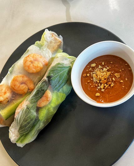 Tofu Springrolls with Peanut Sauce — Angiela Eats - Quick, Easy, & Delicious Recipes