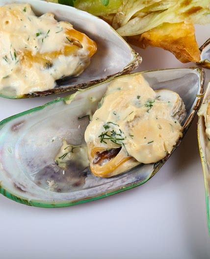 Mussels in Cream Sauce