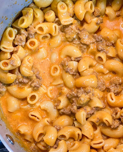 Homemade hamburger helper 