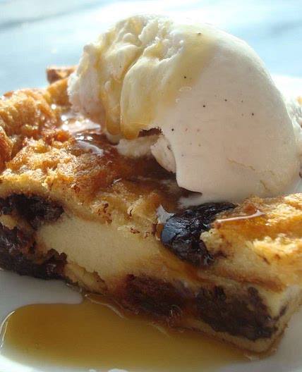 Challah Bread Pudding With Chocolate and Cherries (Pareve)