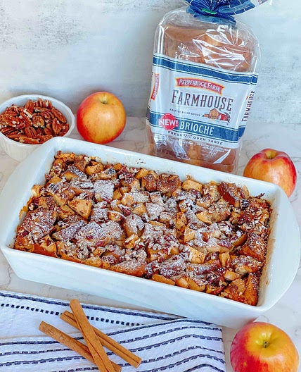 Cinnamon Apple French Toast Casserole