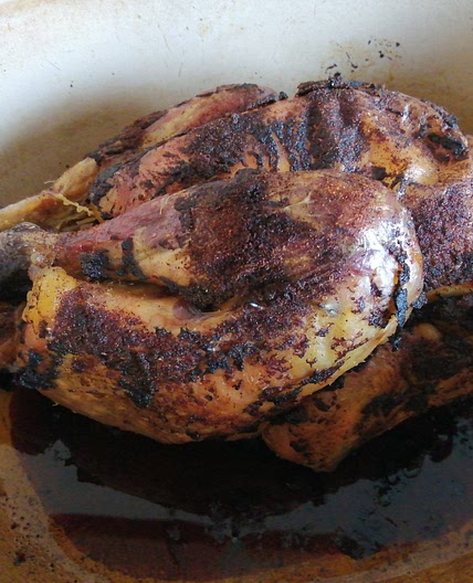 Pintade olives et paprika