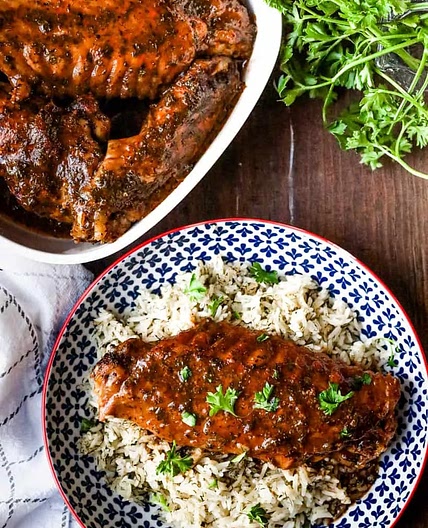 Baked Turkey Wings by Savory Thoughts