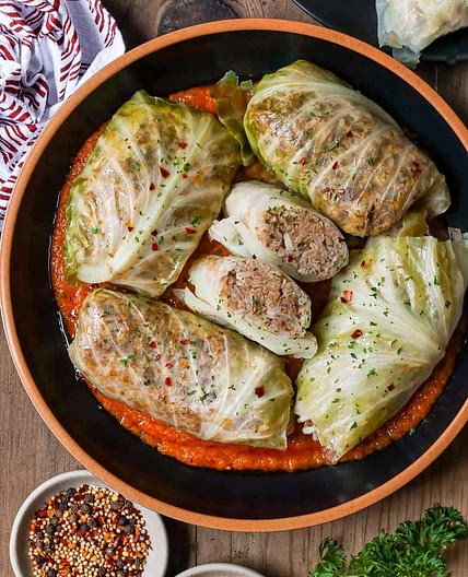Turkish Stuffed Cabbage Rolls