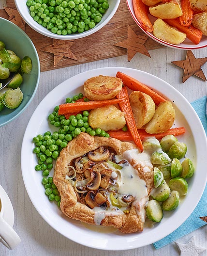 Budget vegetarian Christmas dinner