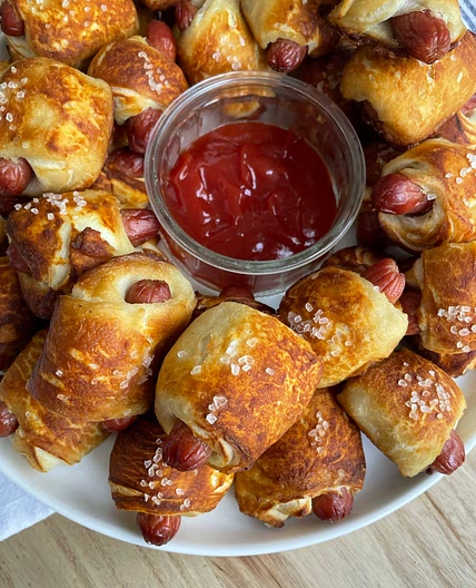 Pretzel dogs