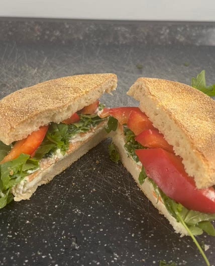 Vegetarisches Sandwich