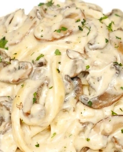 Creamy Garlic Mushroom Pasta
