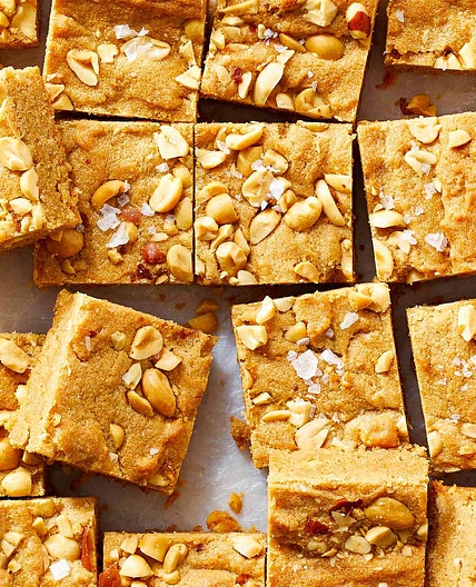 Chewy Peanut Butter Brownies