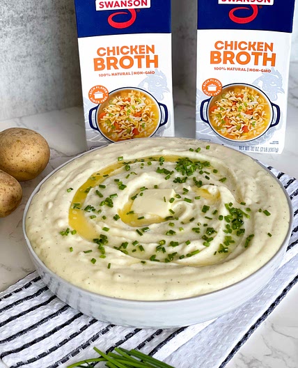 Creamy and fluffy mashed potatoes 