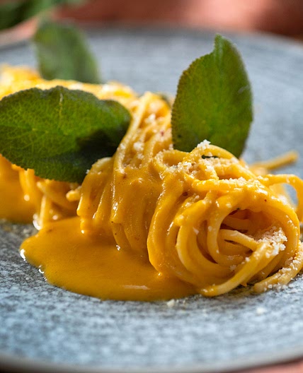 Roasted Squash and Sage Spaghetti - Easy Meals with Video Recipes by Chef Joel Mielle - RECIPE30