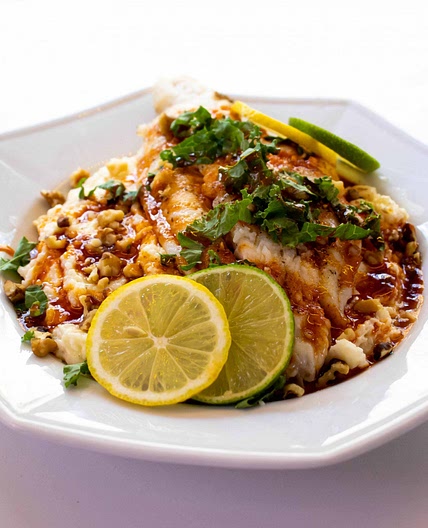Cheesy Catfish Gouda Grits
