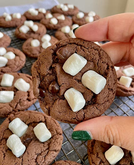 Hot cocoa cookies