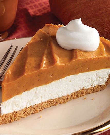 Double Layer Pumpkin Cheesecake