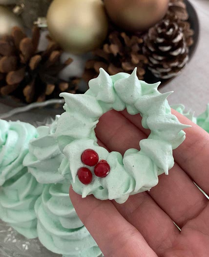 WIC Approved Christmas Meringues