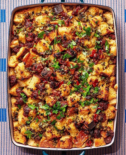 Chorizo and Calabrian Chile Stuffing