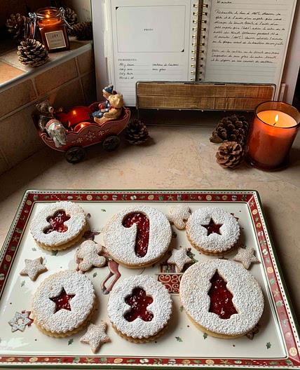 Linzer cookies 🎅🏼🤶🏼