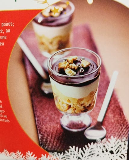 Délices aux poires, véritable petit beurre et chocolat côte d'or