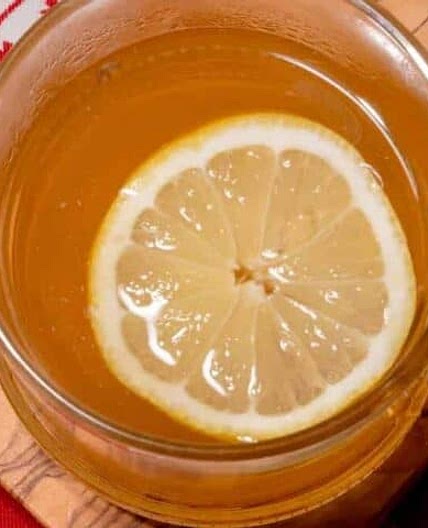 Lemon Honey Hot Toddy with Vodka