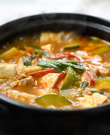 Korean Soybean Paste Stew (Doenjang Jjijae)