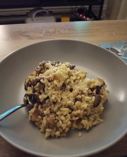 Risotto with mushrooms