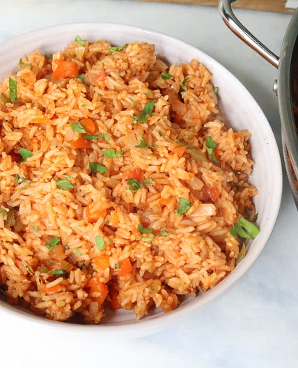 Healthy Homemade Mexican Rice
