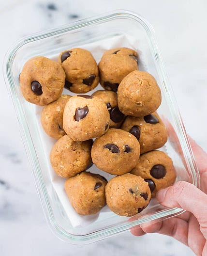 Chick Pea Cookie Dough Balls