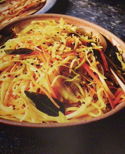 Cabbage Thoran - Dry cabbage curry with spices
