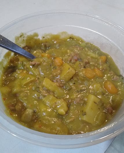 Spicy Italian Split Pea (pressure cooker)