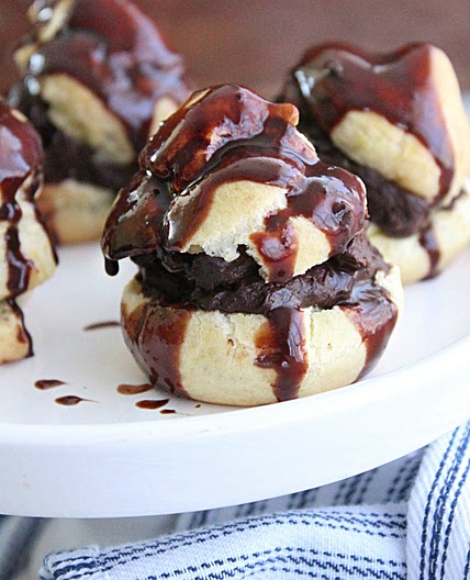 Chocolate Filled Cream Puffs