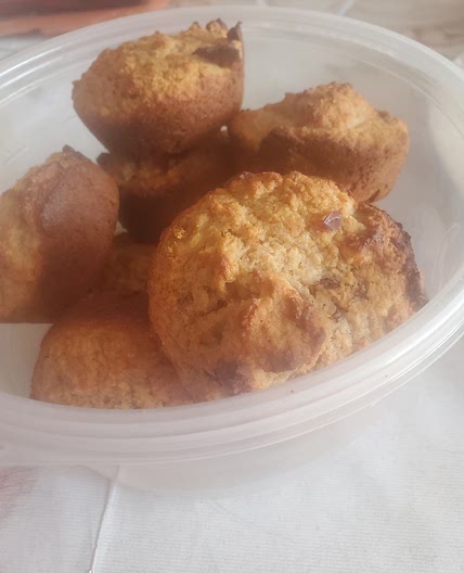 Banana Walnut Cranberry Oatbran Muffins