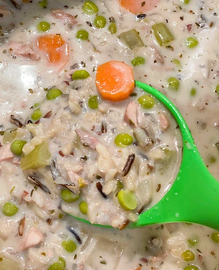 Chicken and wild rice soup 