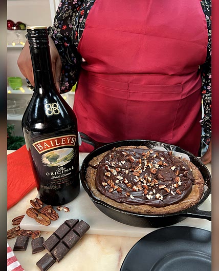 Dee's Skillet Baileys Chocolate Brownie
