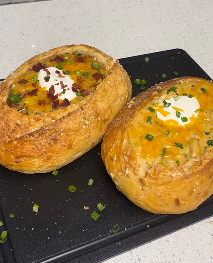 Potato Soup Bread Bowl